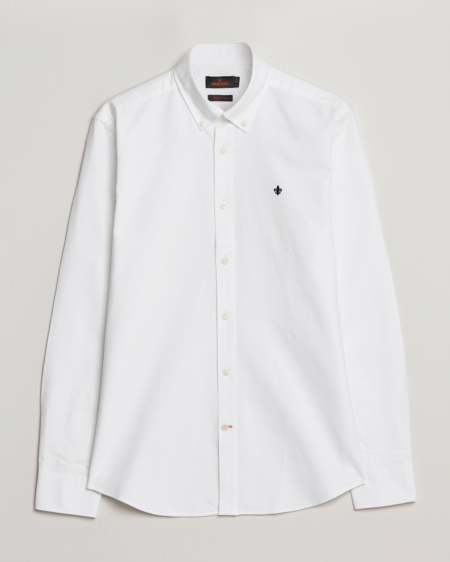 Uomini | Camicie | Morris | Douglas Oxford Shirt White