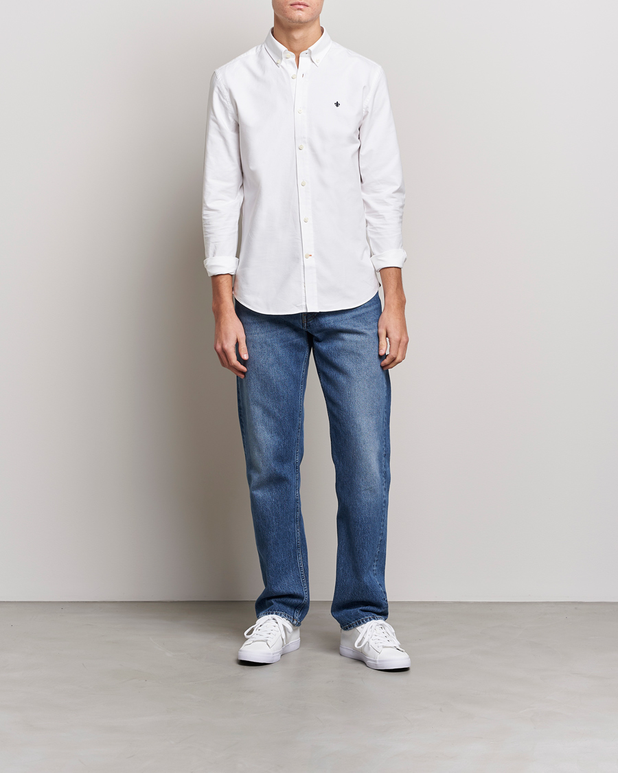 Uomini | Camicie | Morris | Douglas Oxford Shirt White