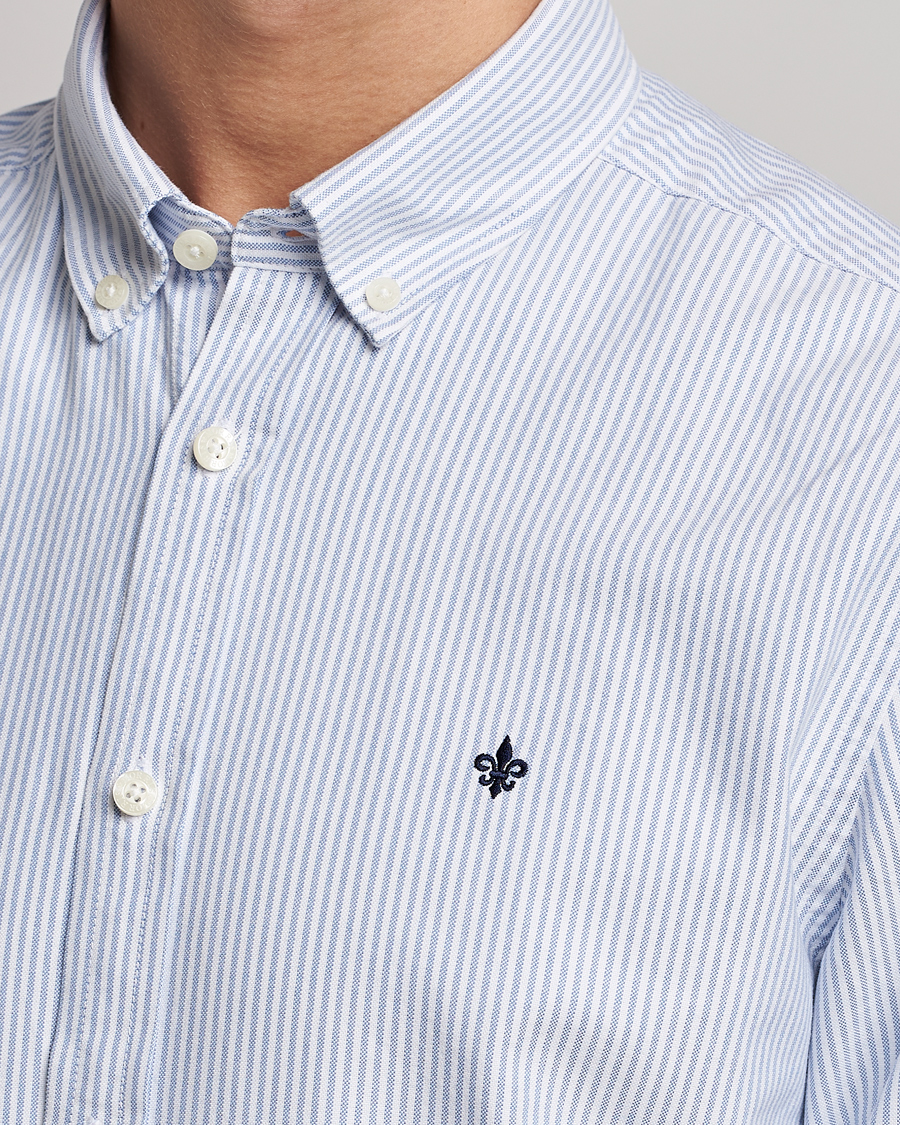 Uomini | Camicie | Morris | Douglas Striped Oxford Light Blue