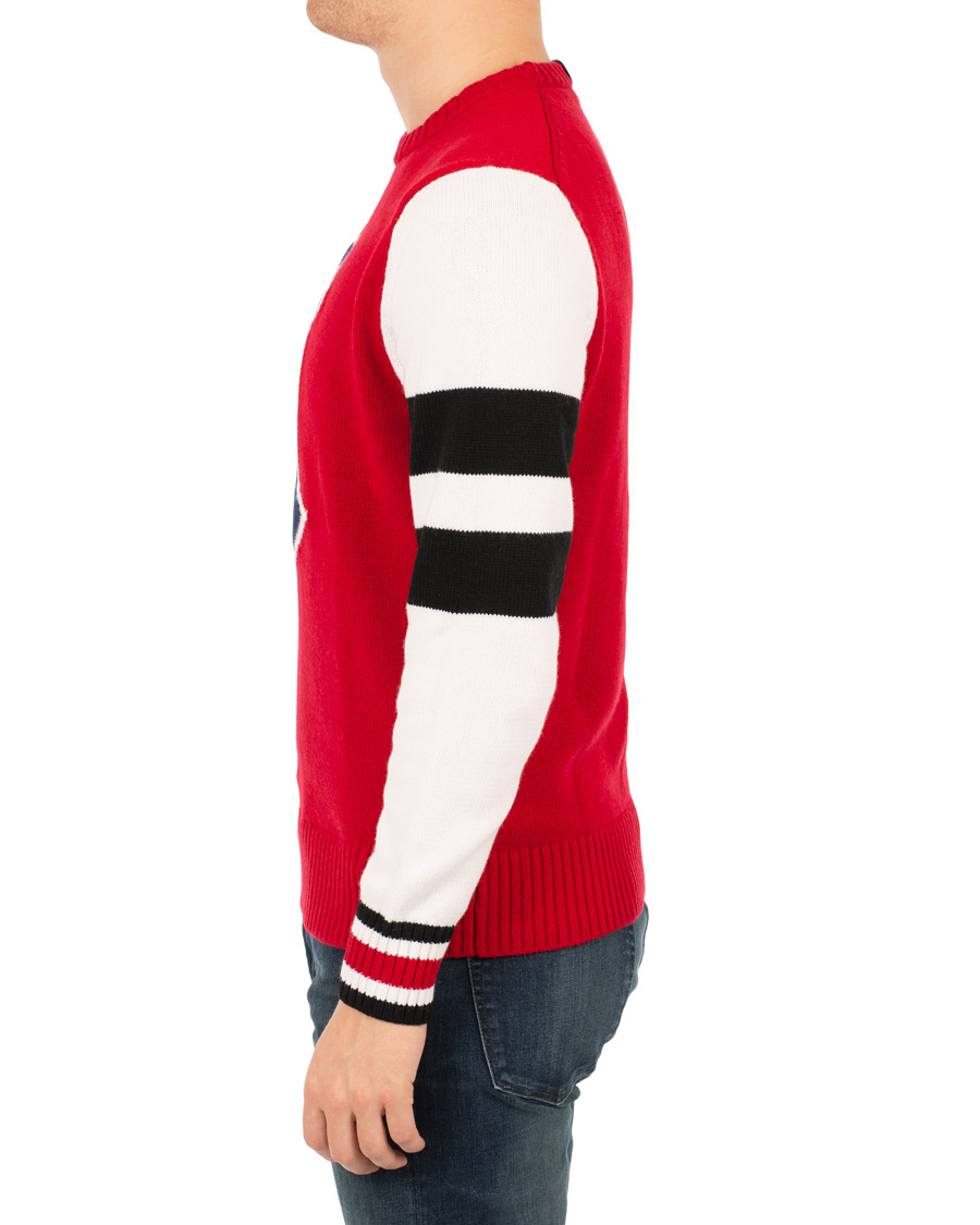 Uomini | Maglieria | Tommy Hilfiger | Lewis Hamilton Varsity Sweater Barbados Cherry