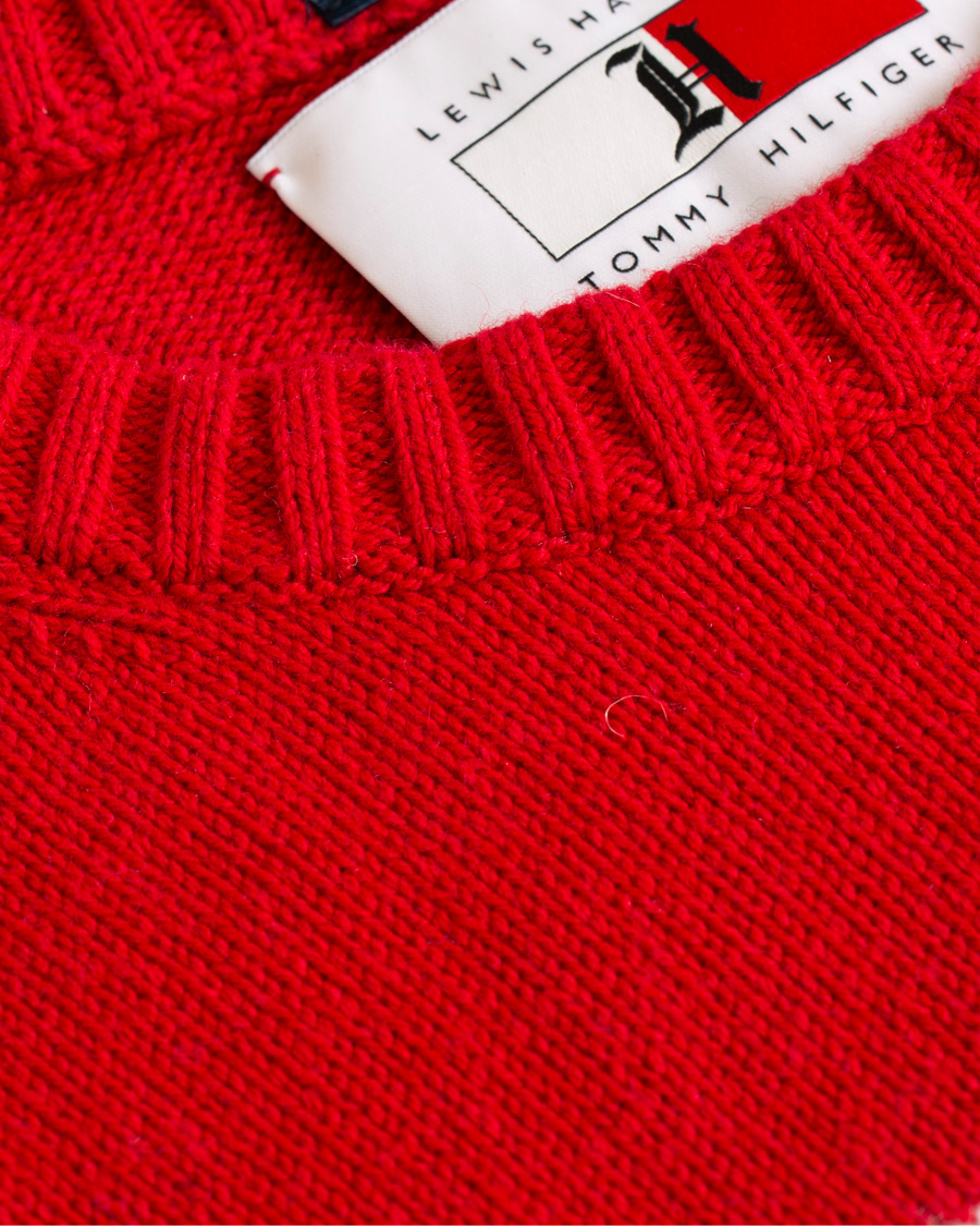 Uomini | Maglieria | Tommy Hilfiger | Lewis Hamilton Varsity Sweater Barbados Cherry