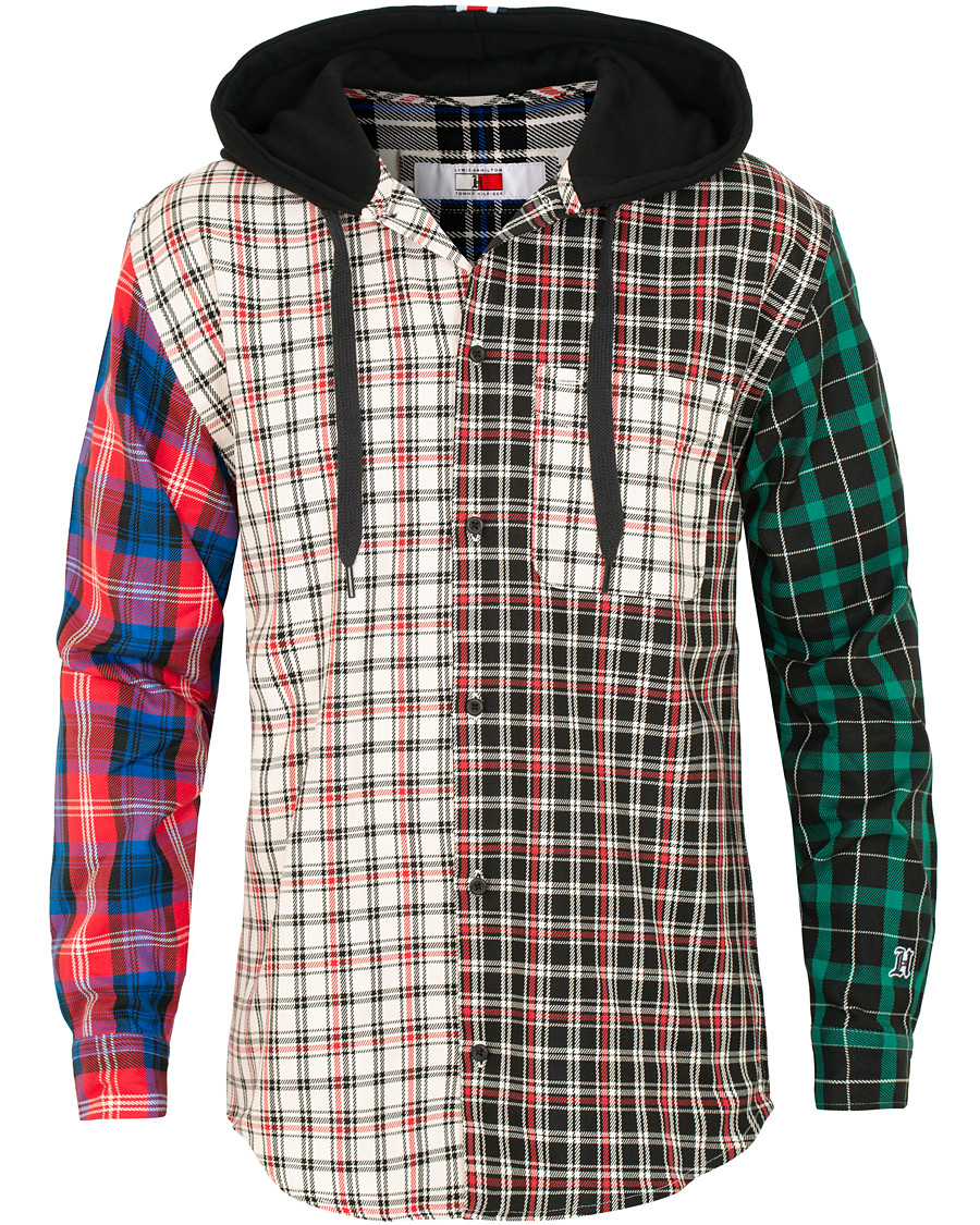 Uomini | Maglieria | Tommy Hilfiger | Lewis Hamilton Plaid Hoodie Shirt Barbados Cherry