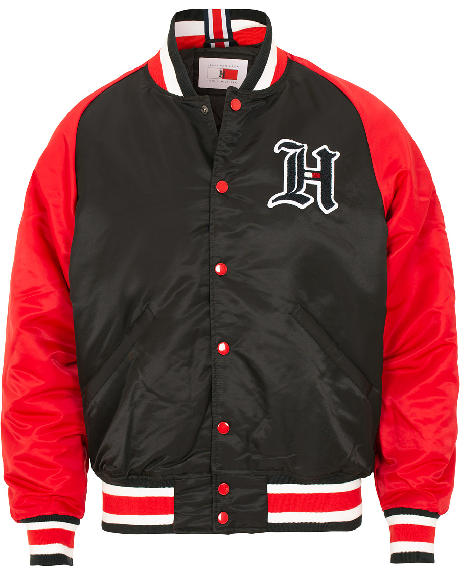 Uomini | Giacche | Tommy Hilfiger | Lewis Hamilton Varsity Bomber Jet Black