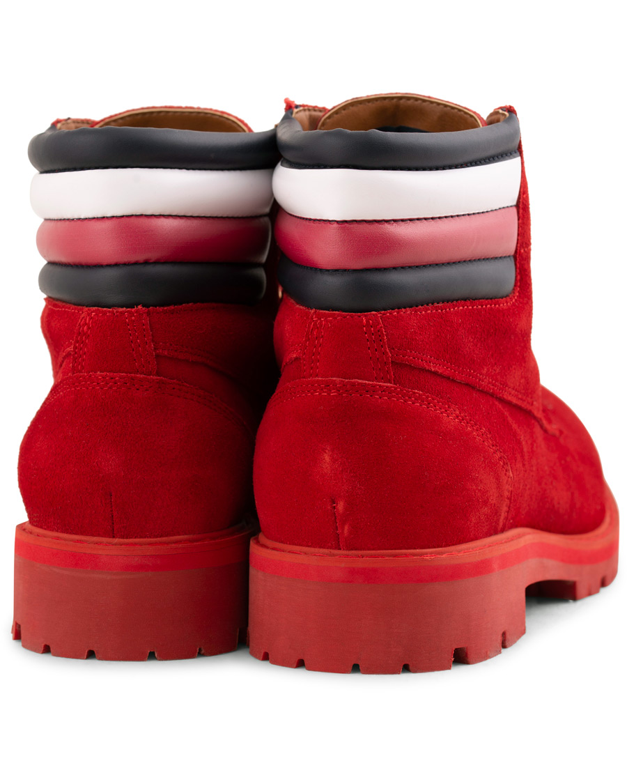 Uomini | Tommy Hilfiger Lewis Hamilton Suede Hiking Boot Barbados Cherry | Tommy Hilfiger | Lewis Hamilton Suede Hiking Boot Barbados Cherry