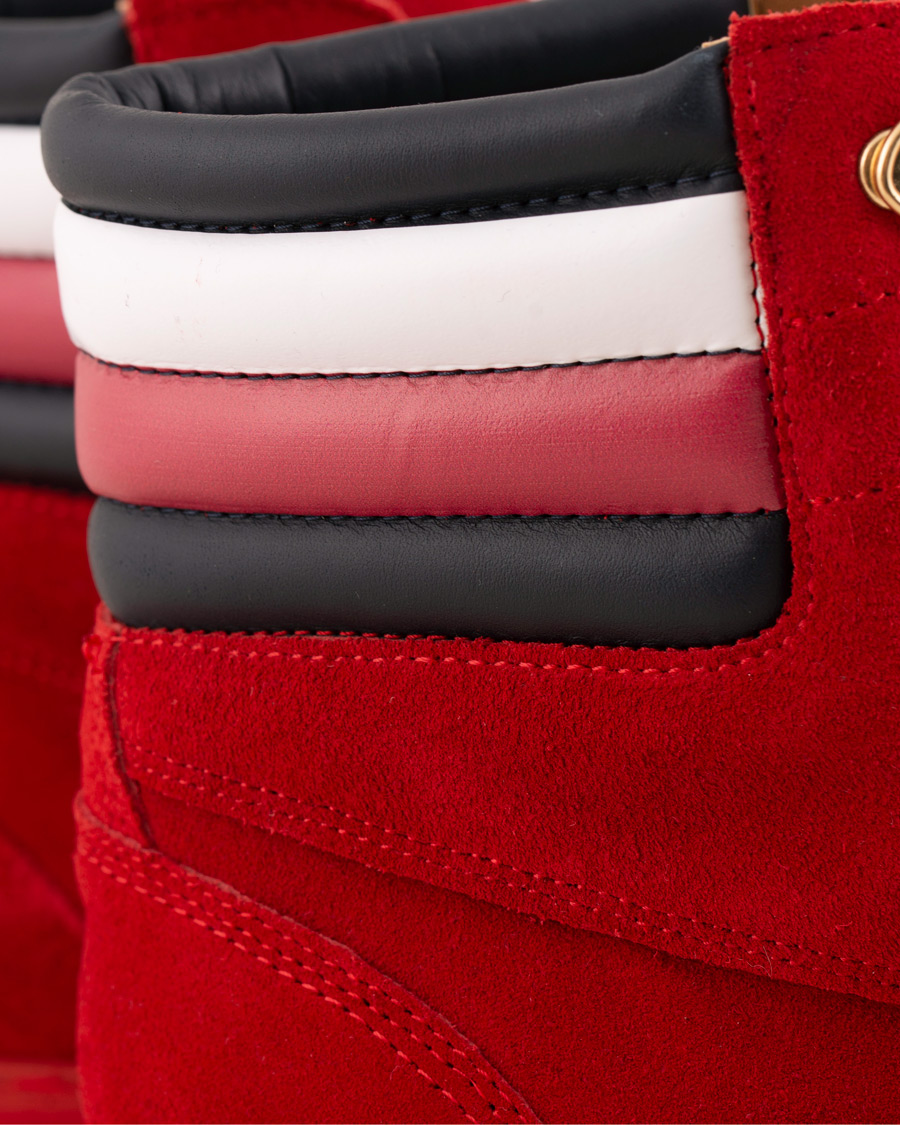 Uomini | Tommy Hilfiger Lewis Hamilton Suede Hiking Boot Barbados Cherry | Tommy Hilfiger | Lewis Hamilton Suede Hiking Boot Barbados Cherry