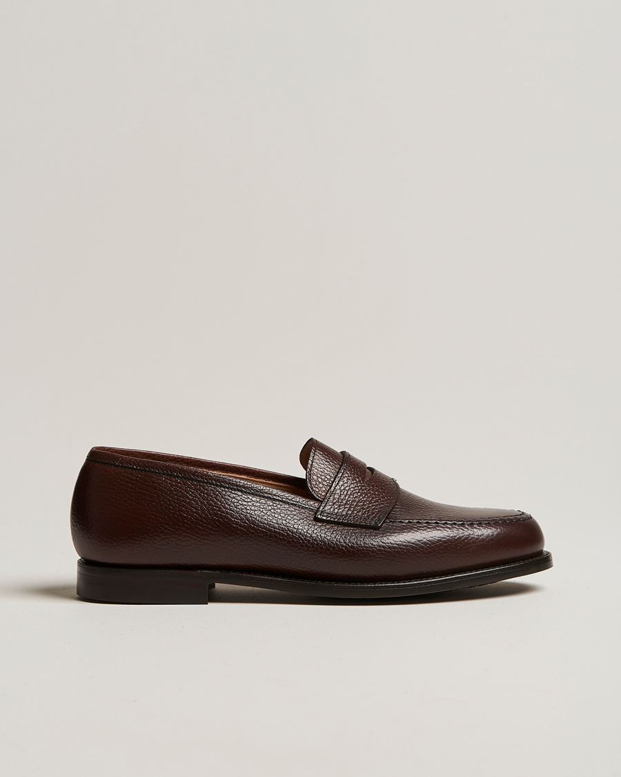 Uomini | Mocassini | Crockett & Jones | Boston City Sole Dark Brown Calf