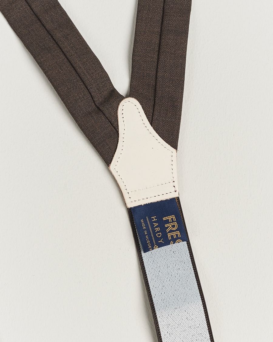 Uomini | Albert Thurston Fresco Braces 38mm Brown | Albert Thurston | Fresco Braces 38mm Brown