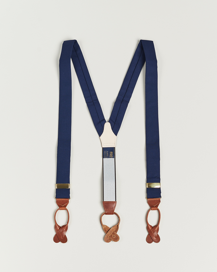 Uomini | Albert Thurston Fresco Braces 38mm Royal Blue | Albert Thurston | Fresco Braces 38mm Royal Blue