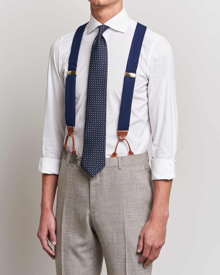 Uomini | Albert Thurston Fresco Braces 38mm Royal Blue | Albert Thurston | Fresco Braces 38mm Royal Blue