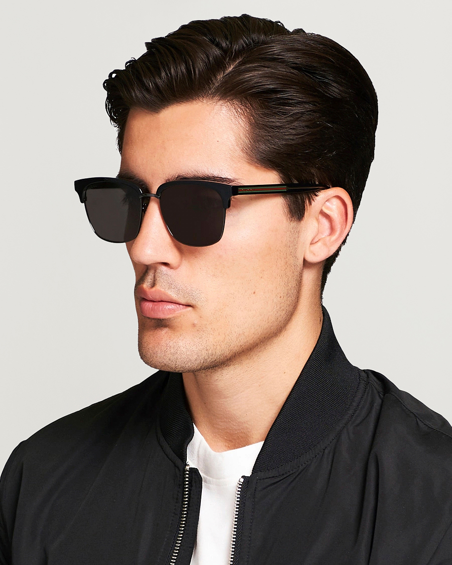 Uomini | Occhiali da sole | Gucci | GG0382S Sunglasses Black/Grey
