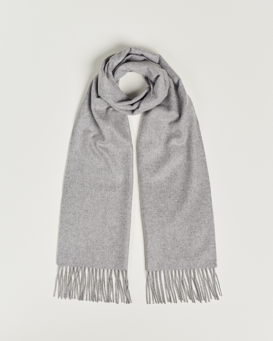 Uomini | Piacenza Cashmere Cashmere Scarf Light Grey | Piacenza Cashmere | Cashmere Scarf Light Grey