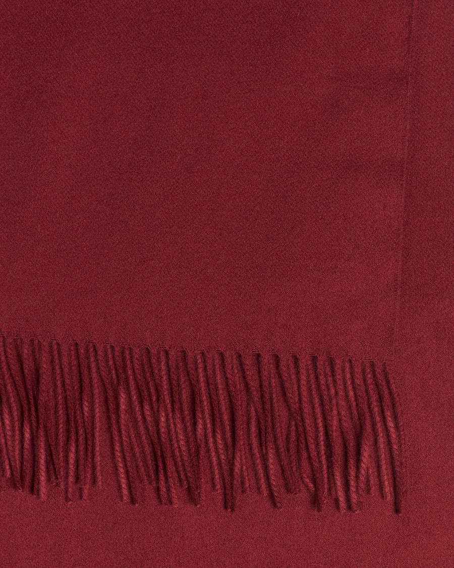 Uomini | Sciarpe | Piacenza Cashmere | Cashmere Scarf Burgundy