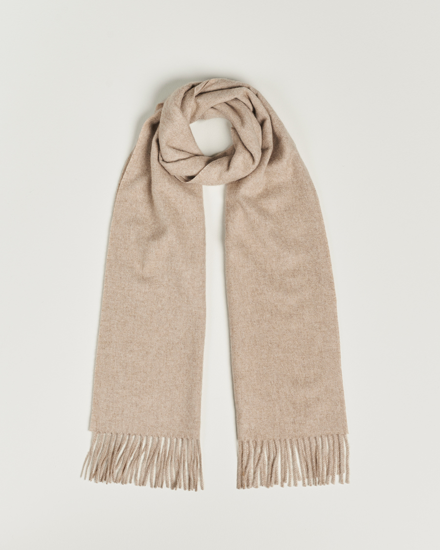 Uomini | Sciarpe | Piacenza Cashmere | Cashmere Scarf Light Beige
