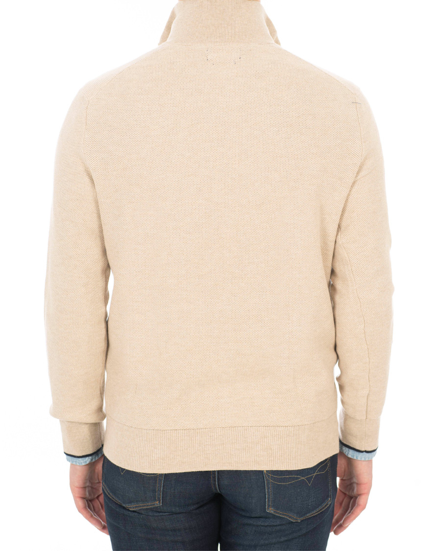 Uomini | Maglieria | Polo Ralph Lauren | Texture Half Zip Oatmeal Heather