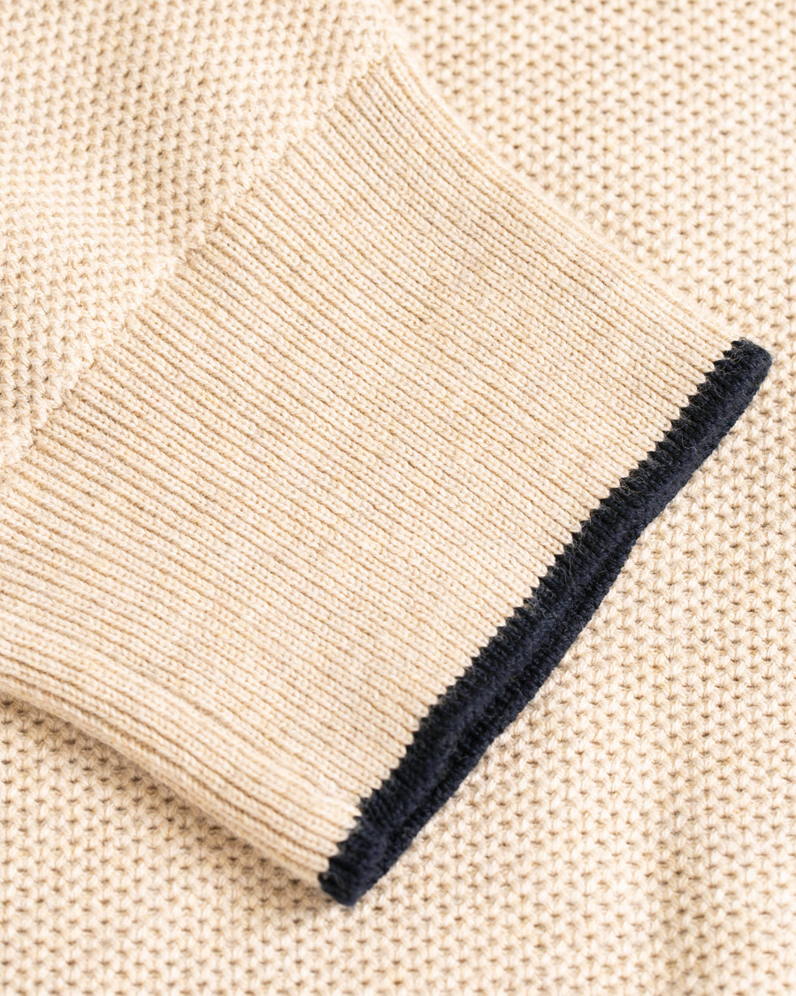 Uomini | Maglieria | Polo Ralph Lauren | Texture Half Zip Oatmeal Heather