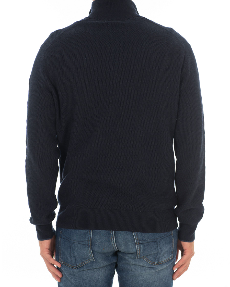 Uomini | Maglieria | Polo Ralph Lauren | Texture  Half Zip Navy Heather