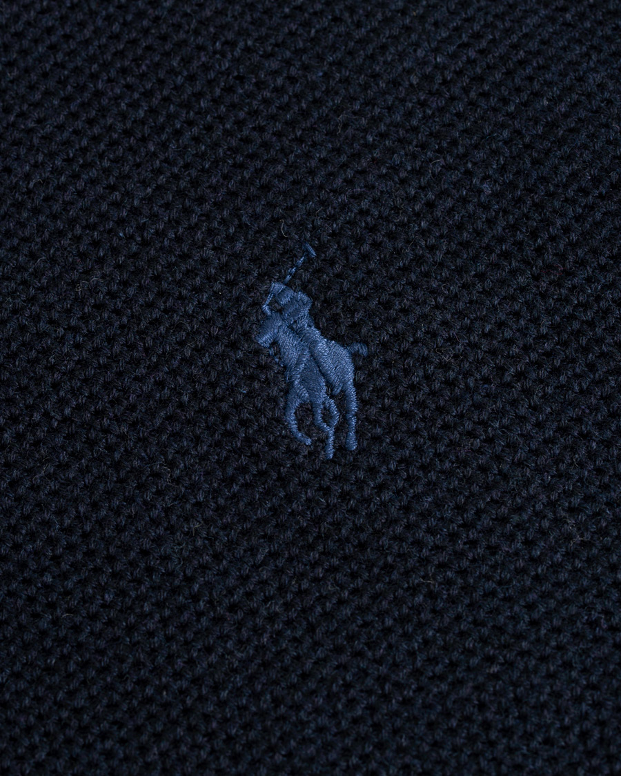Uomini | Maglieria | Polo Ralph Lauren | Texture  Half Zip Navy Heather