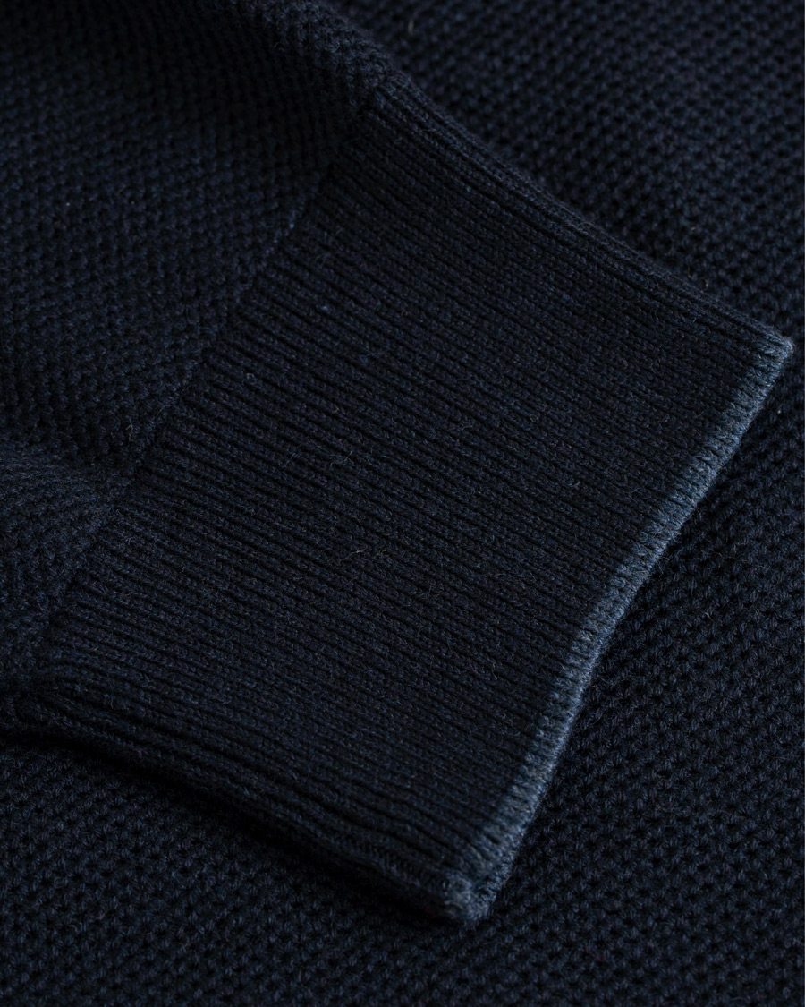 Uomini | Maglieria | Polo Ralph Lauren | Texture  Half Zip Navy Heather