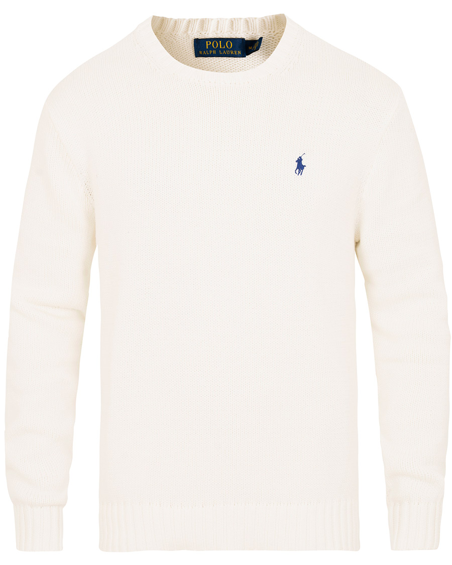 Uomini | Maglieria | Polo Ralph Lauren | Crisby Cotton Crew Neck White