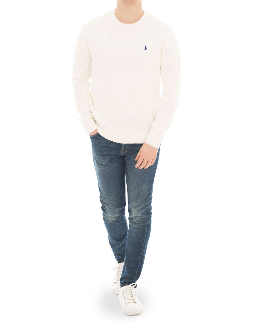 Uomini | Maglieria | Polo Ralph Lauren | Crisby Cotton Crew Neck White