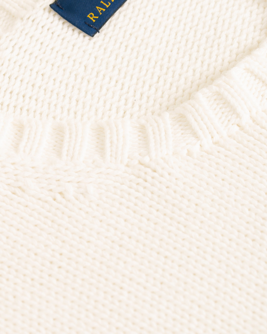 Uomini | Maglieria | Polo Ralph Lauren | Crisby Cotton Crew Neck White