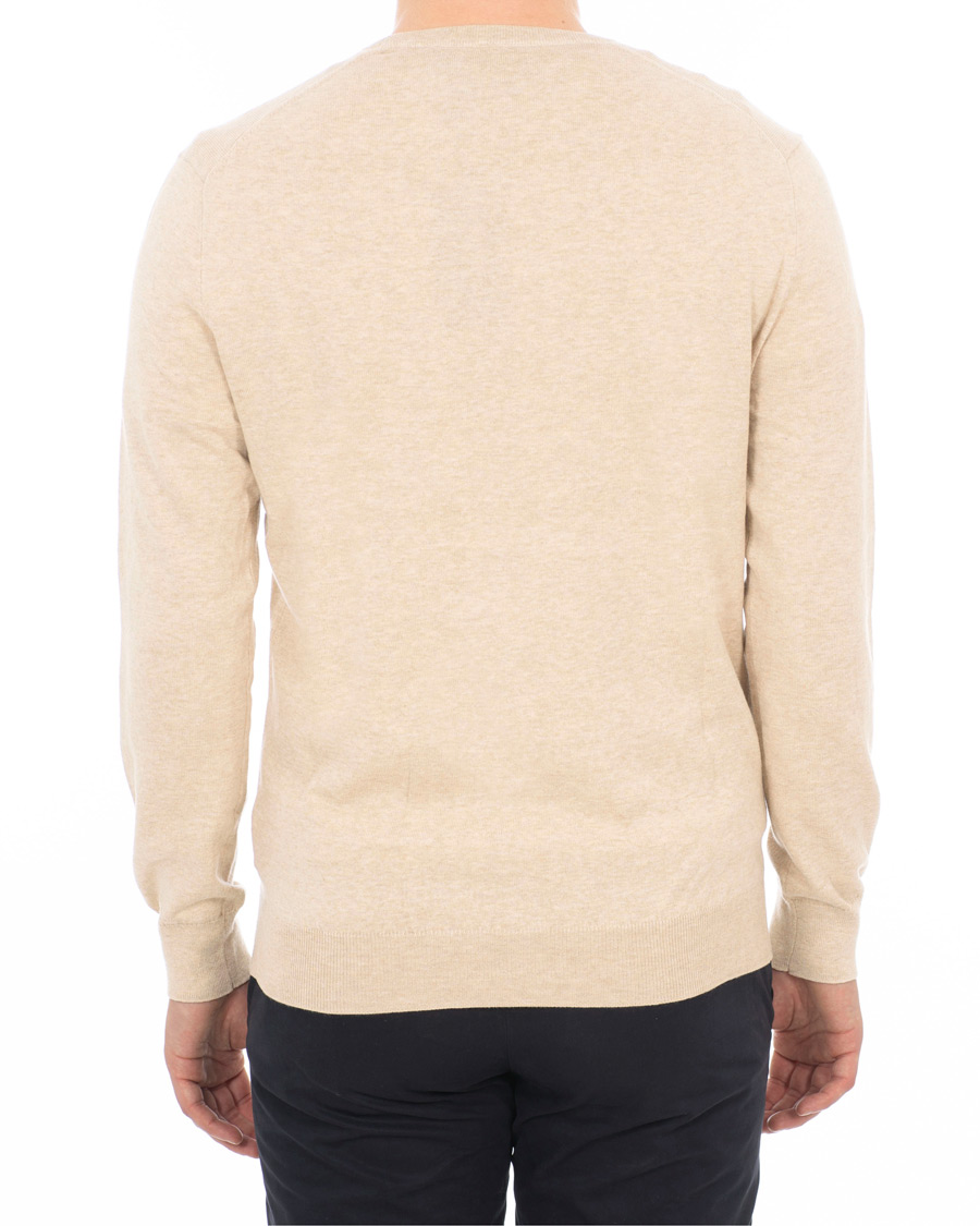 Uomini | Maglieria | Polo Ralph Lauren | Pima Cotton Crew Neck Pullover Sand Heather