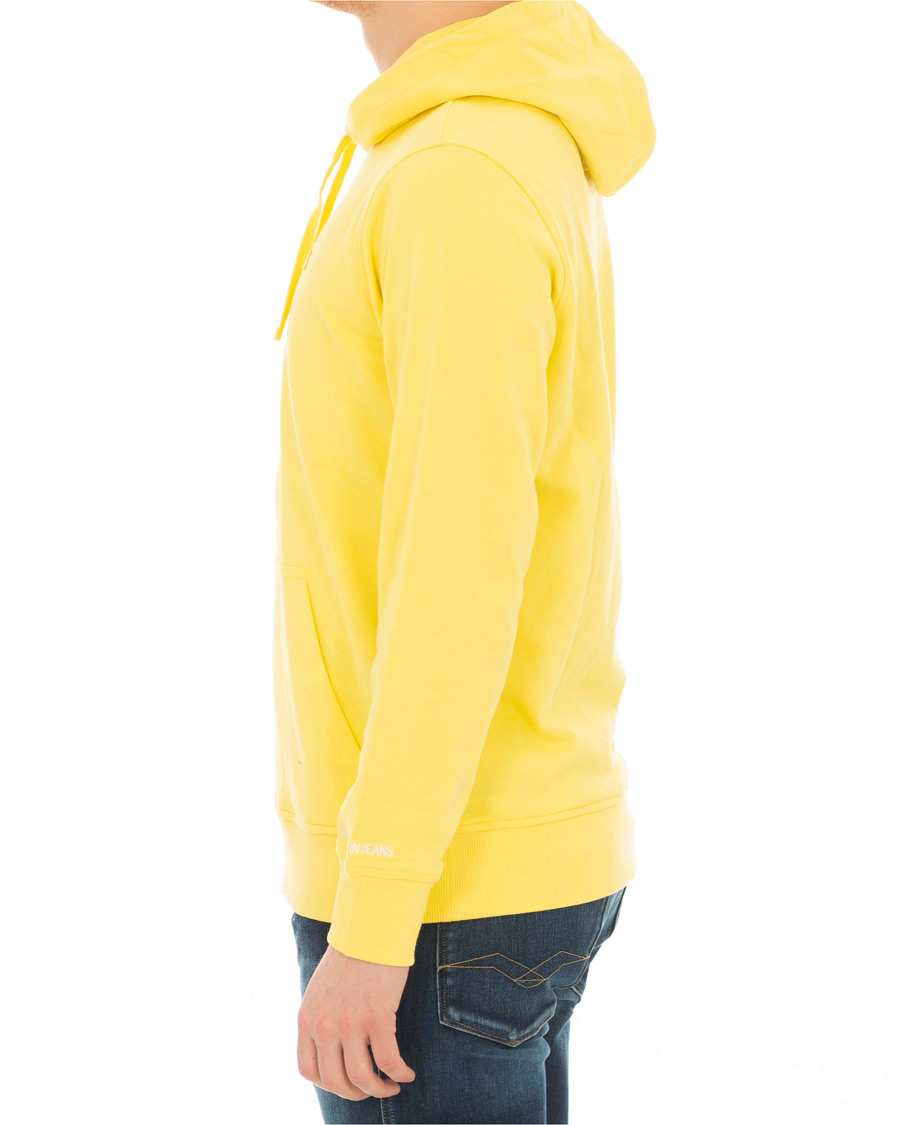 Uomini | Maglieria | Calvin Klein Jeans | Chest Embroidery Hoodie Yellow Cream