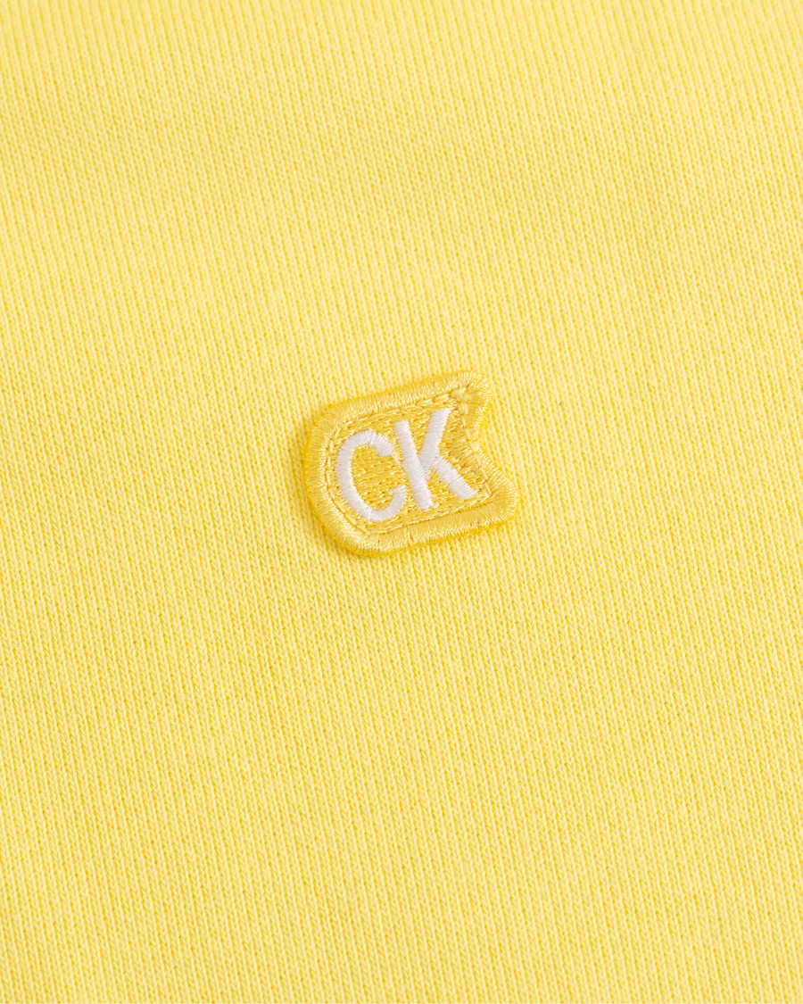 Uomini | Maglieria | Calvin Klein Jeans | Chest Embroidery Hoodie Yellow Cream