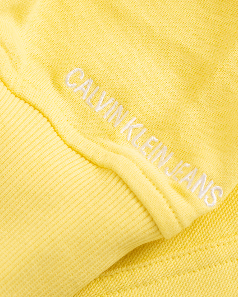 Uomini | Maglieria | Calvin Klein Jeans | Chest Embroidery Hoodie Yellow Cream