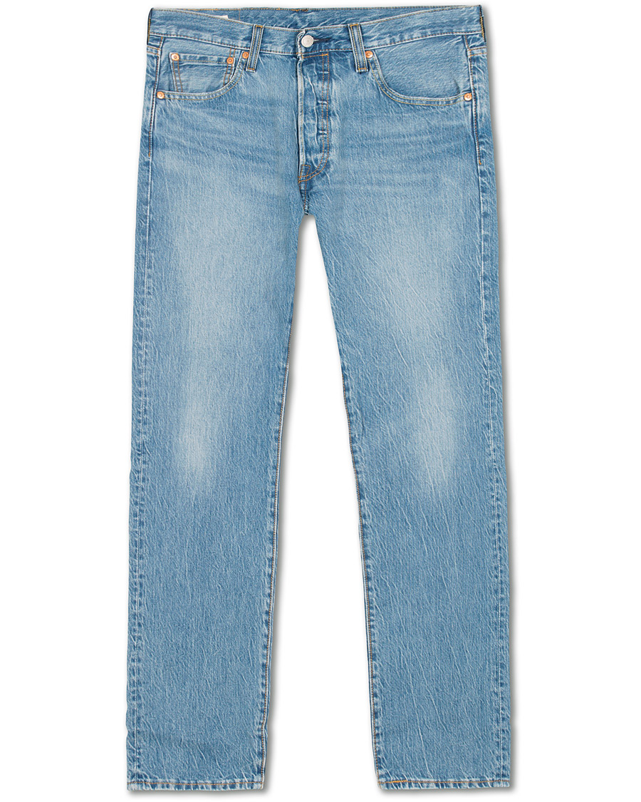 Uomini | Jeans | Levi's | 501 Original Fit Stretch Jeans Pipe Light