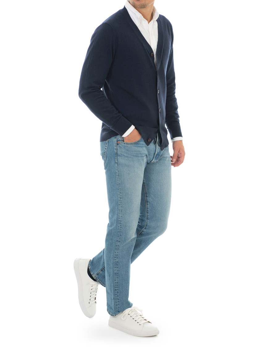 Uomini | Jeans | Levi's | 501 Original Fit Stretch Jeans Pipe Light