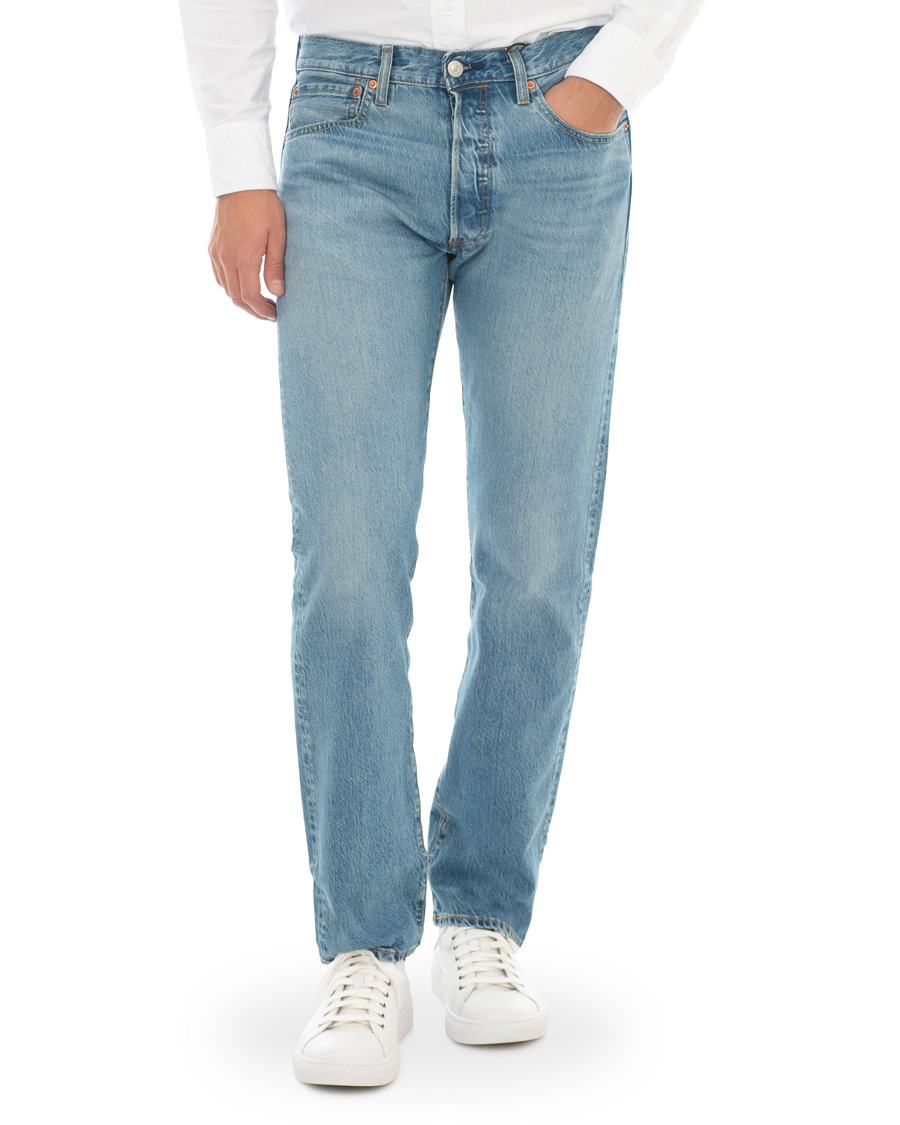 Uomini | Jeans | Levi's | 501 Original Fit Stretch Jeans Pipe Light