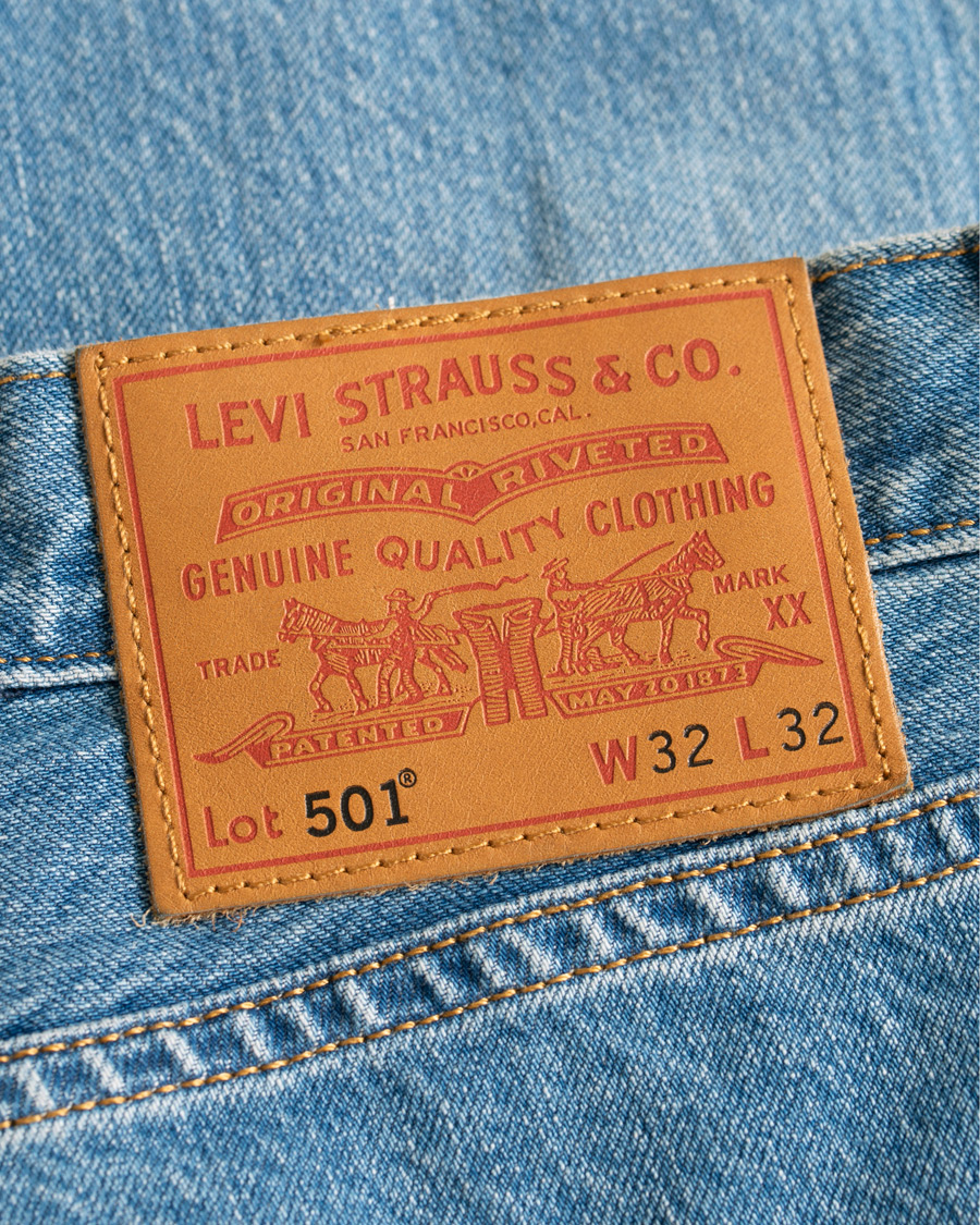 Uomini | Jeans | Levi's | 501 Original Fit Stretch Jeans Pipe Light