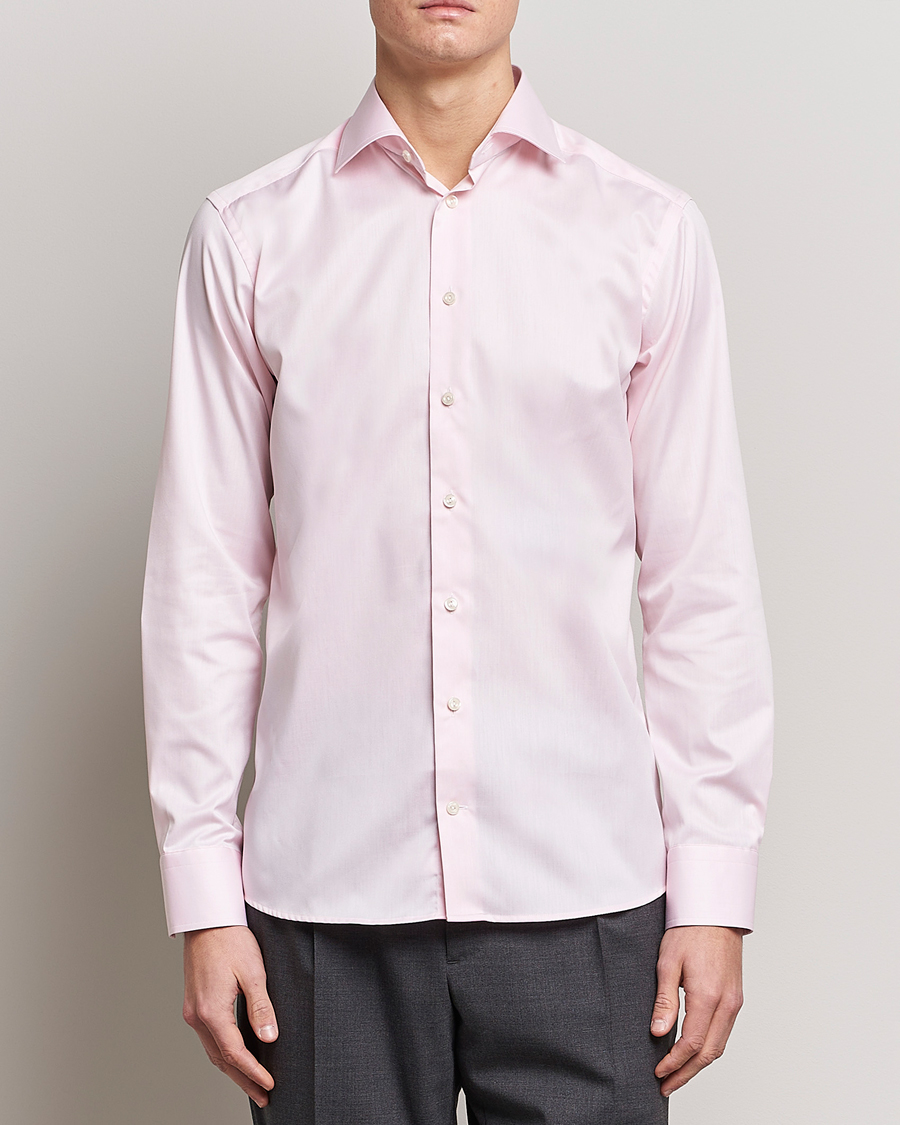 Uomini | Camicie | Eton | Slim Fit Signature Twill Shirt Pink