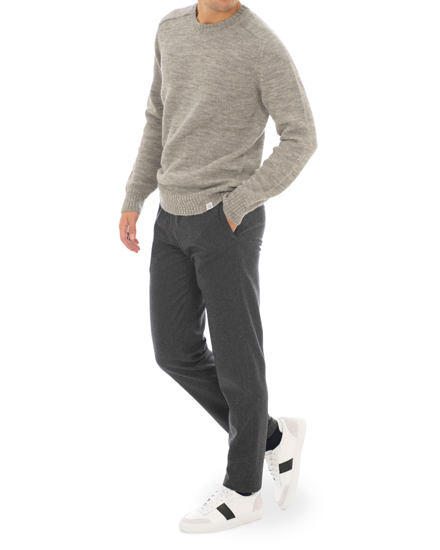 Uomini | Axel Arigato Dunk Sneaker White Leather/Black | Axel Arigato | Dunk Sneaker White Leather/Black