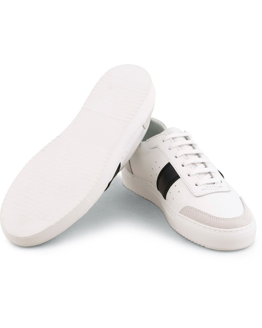 Uomini | Axel Arigato Dunk Sneaker White Leather/Black | Axel Arigato | Dunk Sneaker White Leather/Black