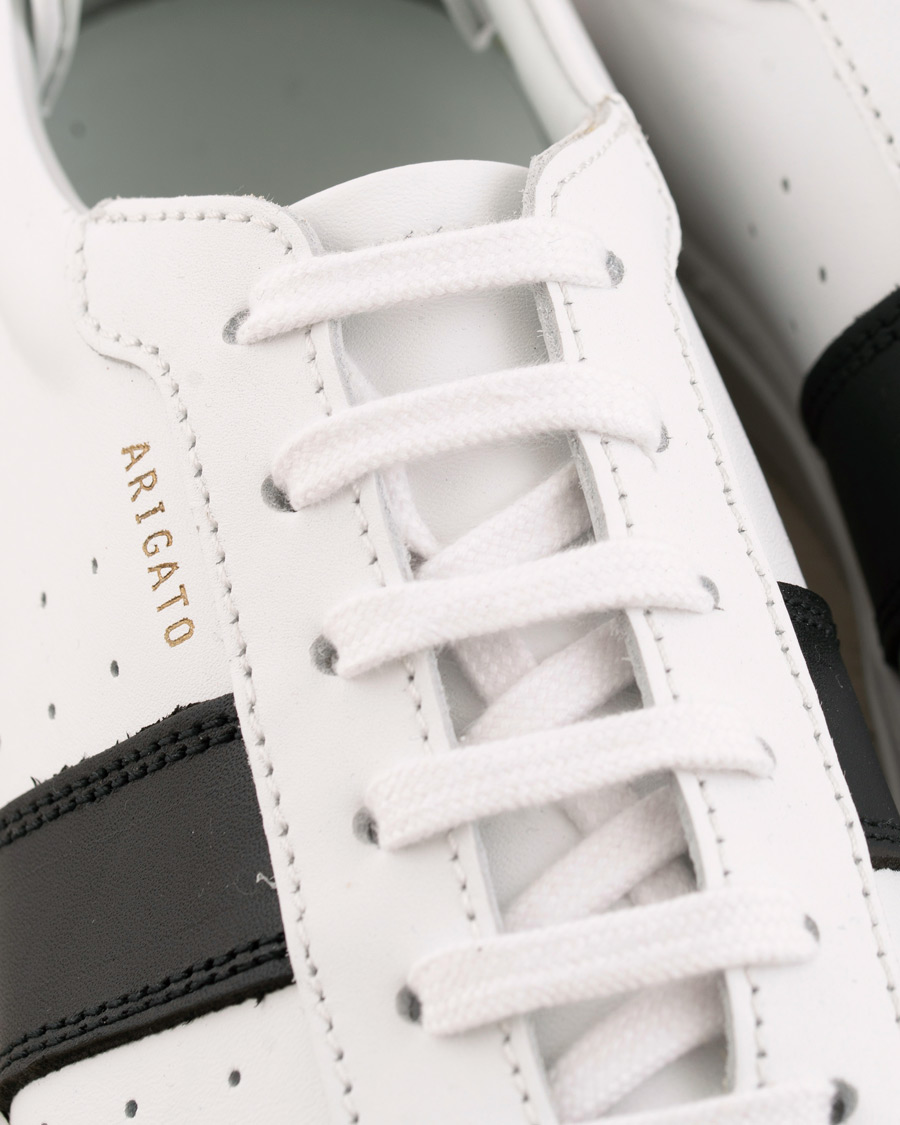 Uomini | Axel Arigato Dunk Sneaker White Leather/Black | Axel Arigato | Dunk Sneaker White Leather/Black