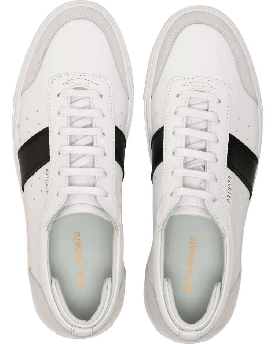 Uomini | Axel Arigato Dunk Sneaker White Leather/Black | Axel Arigato | Dunk Sneaker White Leather/Black