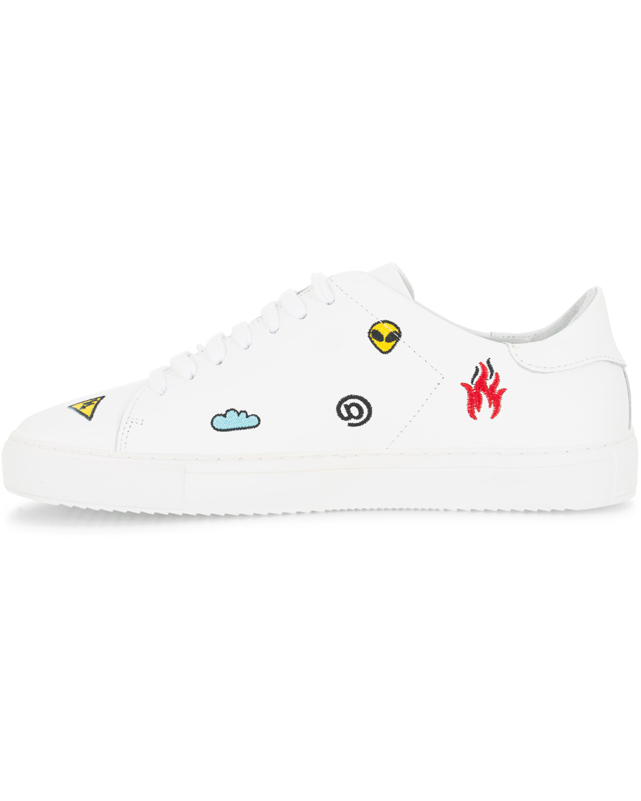 Uomini | Axel Arigato Clean 90 Emoji Sneaker White Leather | Axel Arigato | Clean 90 Emoji Sneaker White Leather