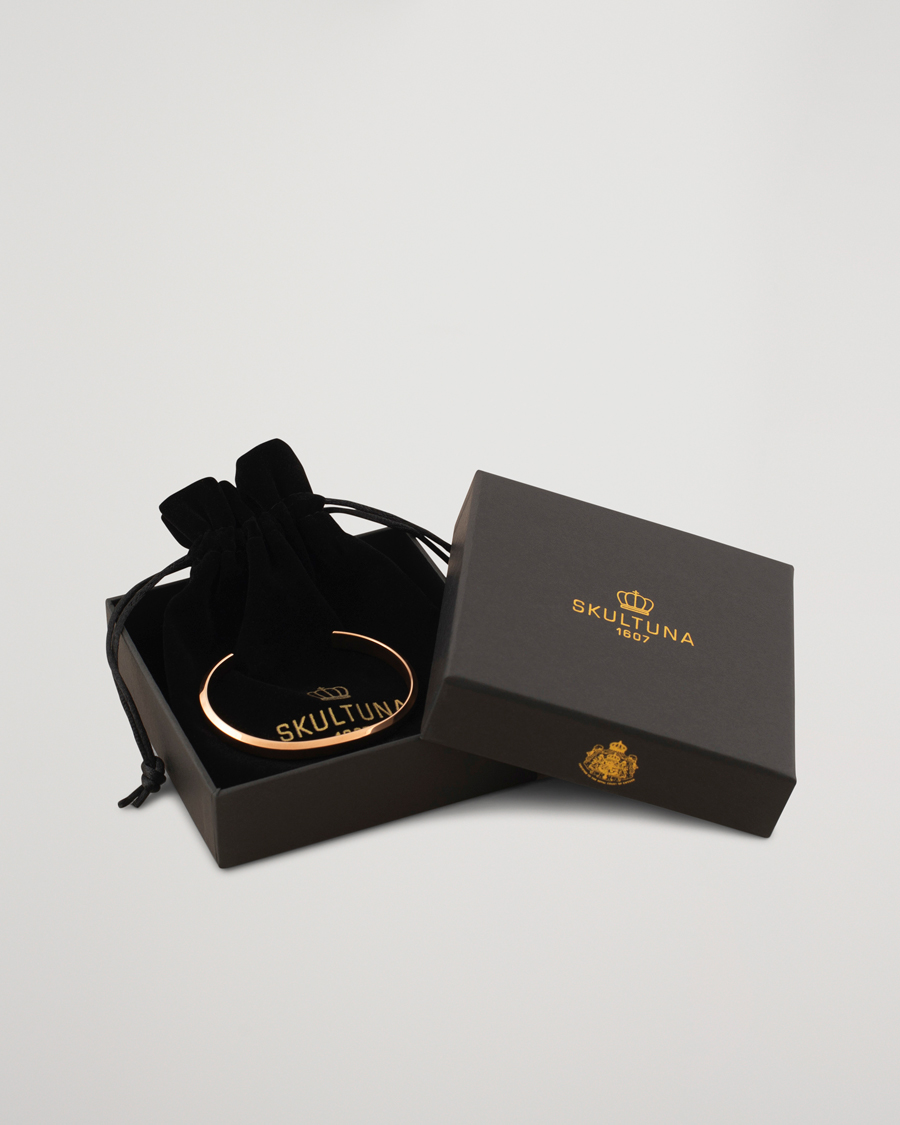 Uomini | Gioielli | Skultuna | Icon Cuff Rose Gold