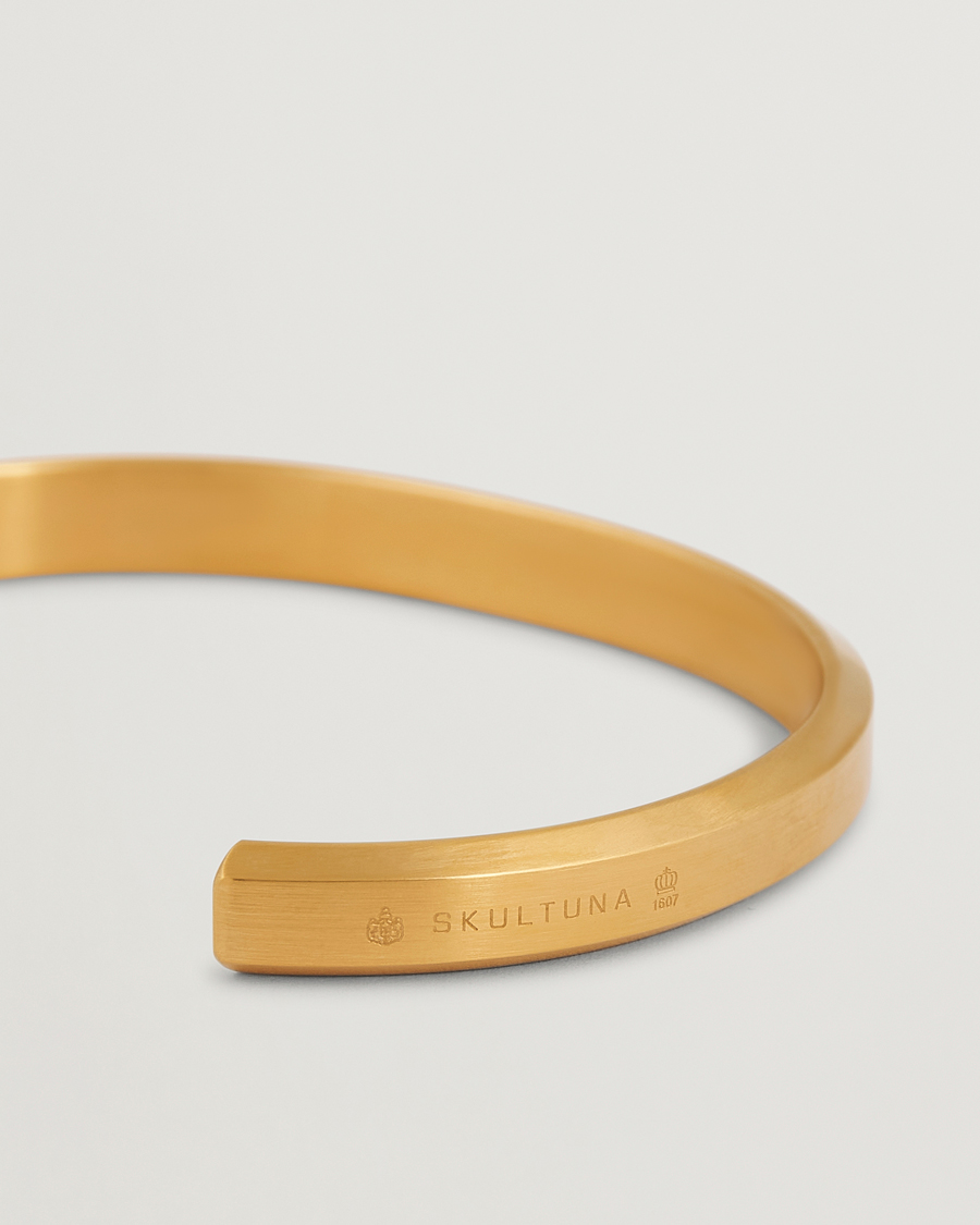 Uomini | Skultuna Icon Cuff Matte Gold | Skultuna | Icon Cuff Matte Gold