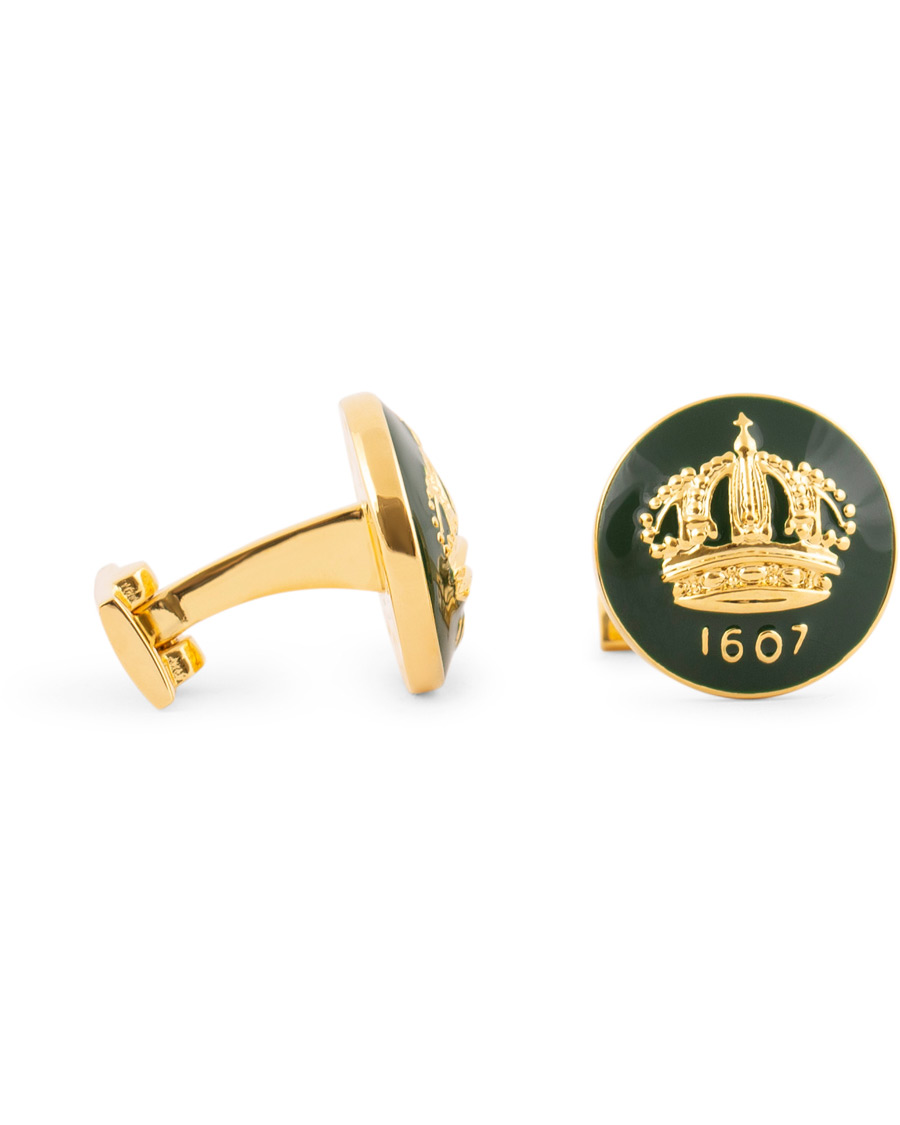 Uomini | Gemelli | Skultuna | The Crown Cufflinks Green