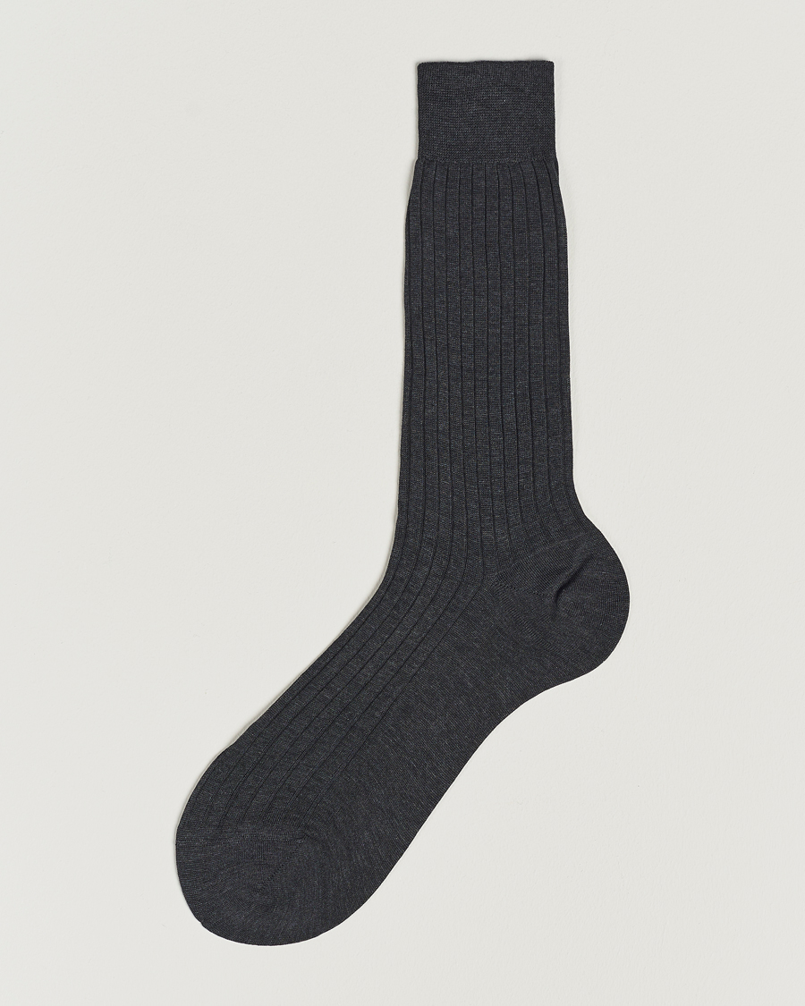 Uomini | Biancheria intima | Bresciani | Cotton Ribbed Short Grey Melange
