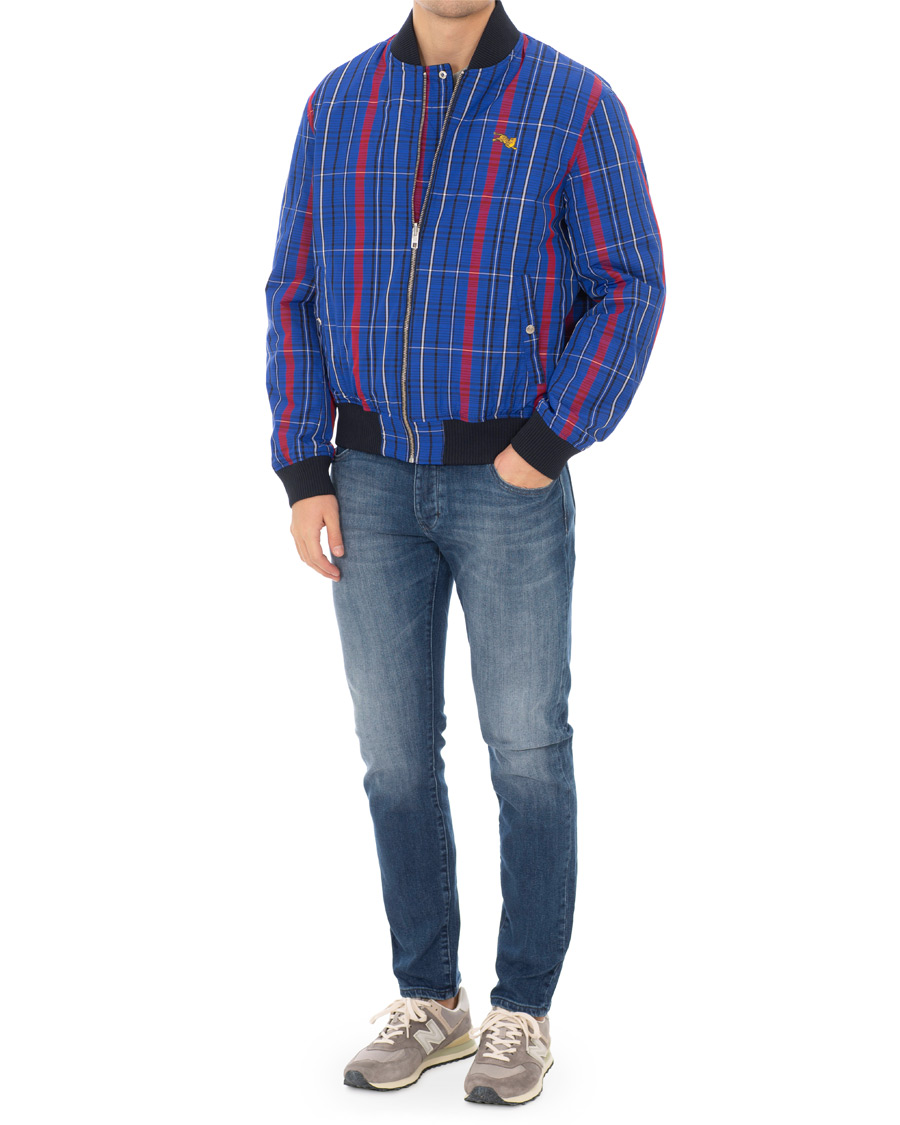 Uomini | Giacche | KENZO | Reversible Tiger Crest Bomber Jacket Navy/Multi Blue