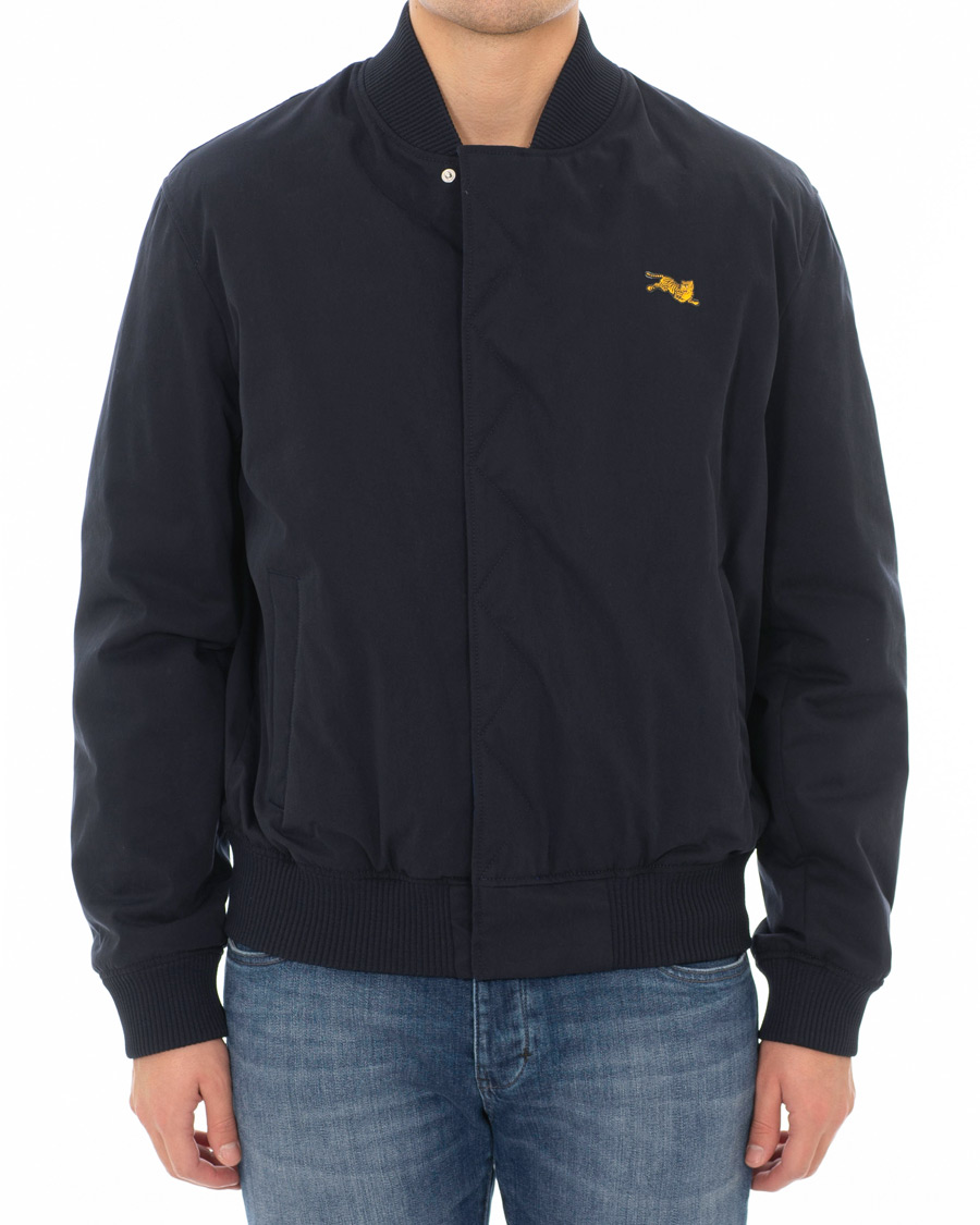 Uomini | Giacche | KENZO | Reversible Tiger Crest Bomber Jacket Navy/Multi Blue