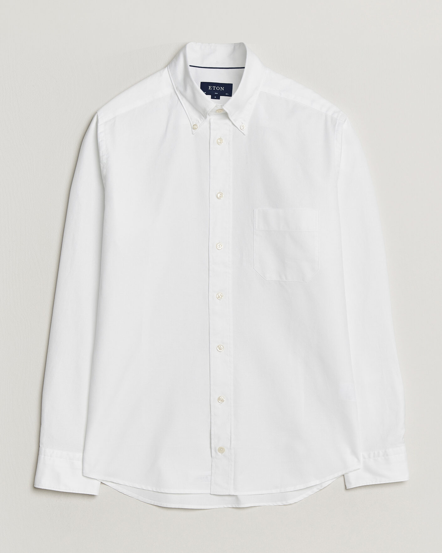 Uomini | Camicie | Eton | Slim Fit Royal Oxford Button Down White