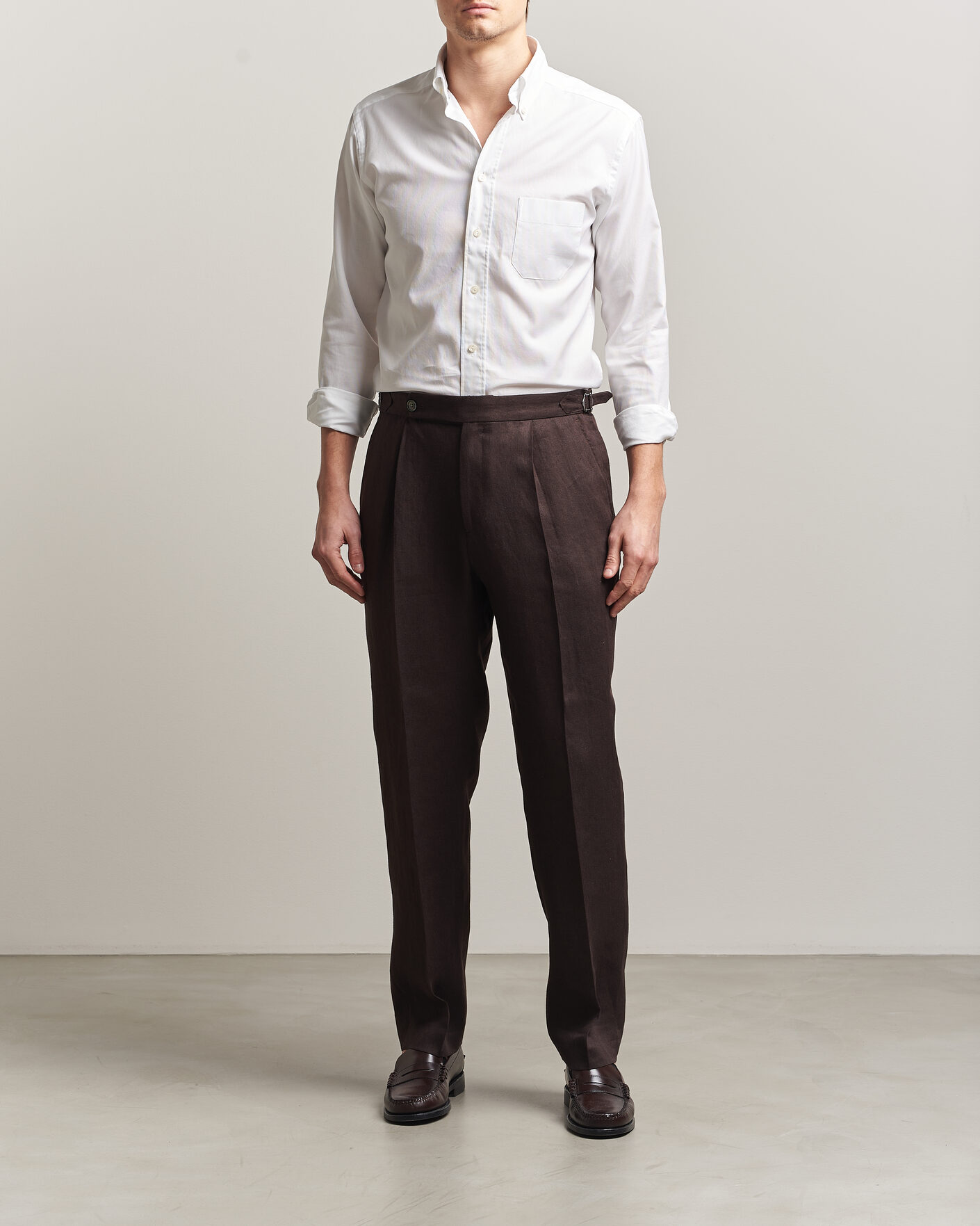 Uomini | Camicie | Eton | Slim Fit Royal Oxford Button Down White