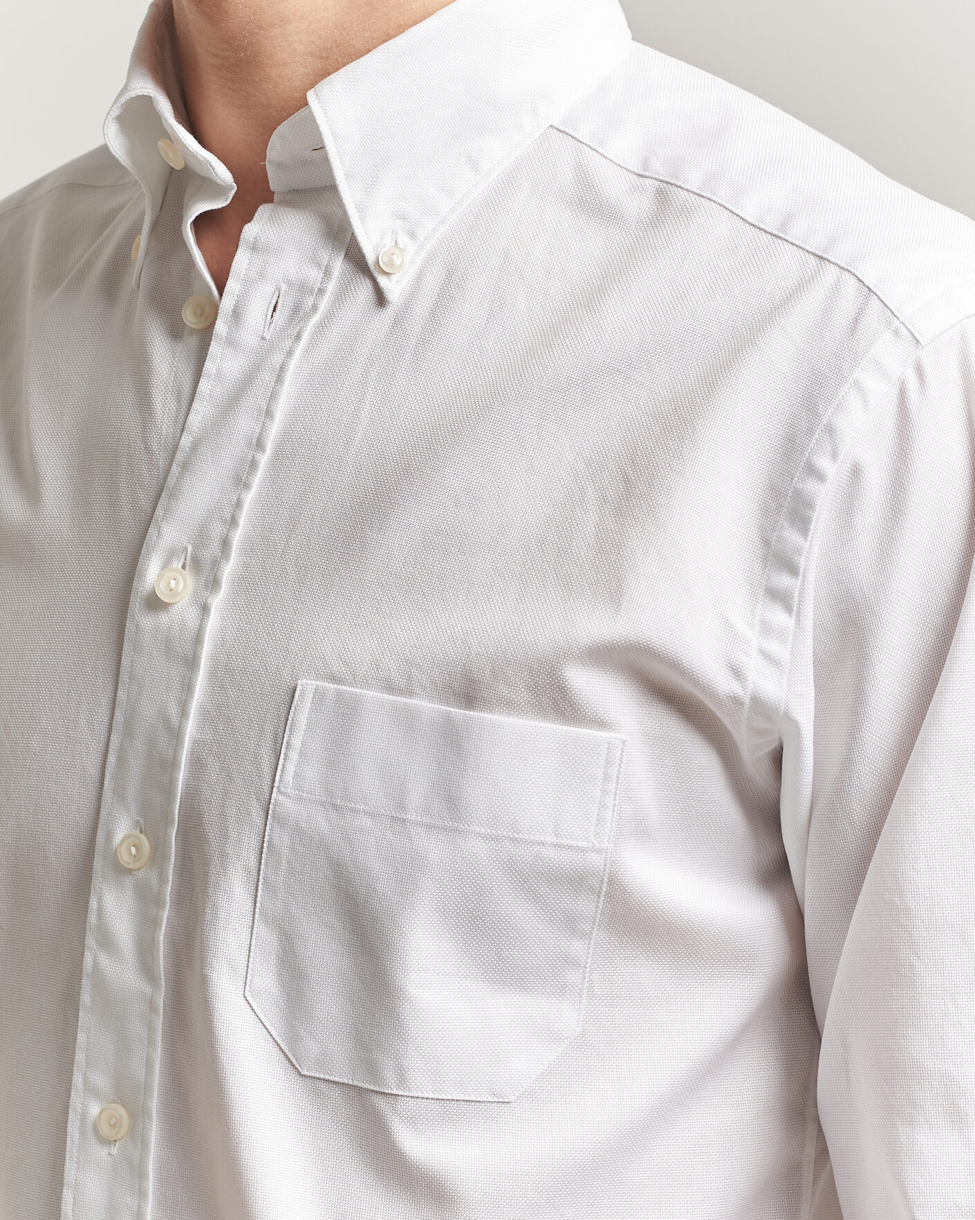 Uomini | Camicie | Eton | Slim Fit Royal Oxford Button Down White