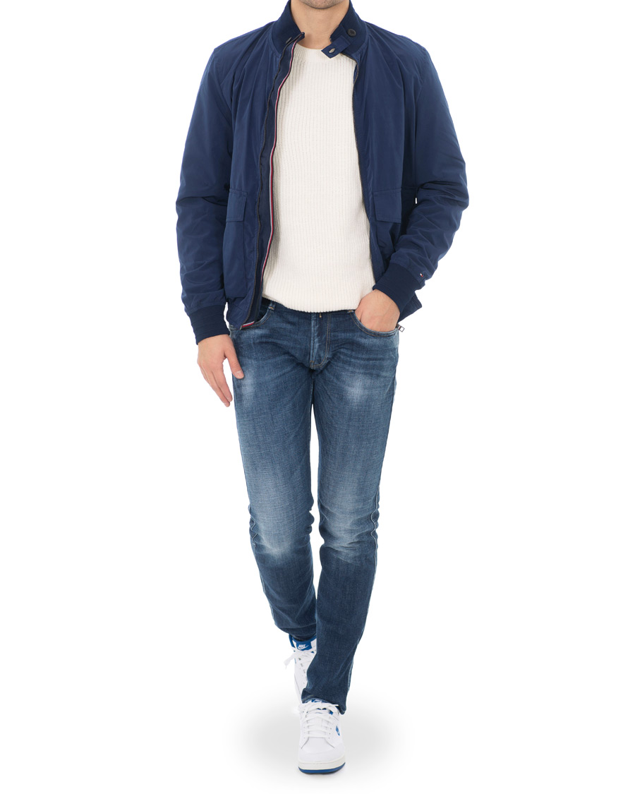Uomini | Giacche | Tommy Hilfiger | Harrington Jacket Light Marine Blue