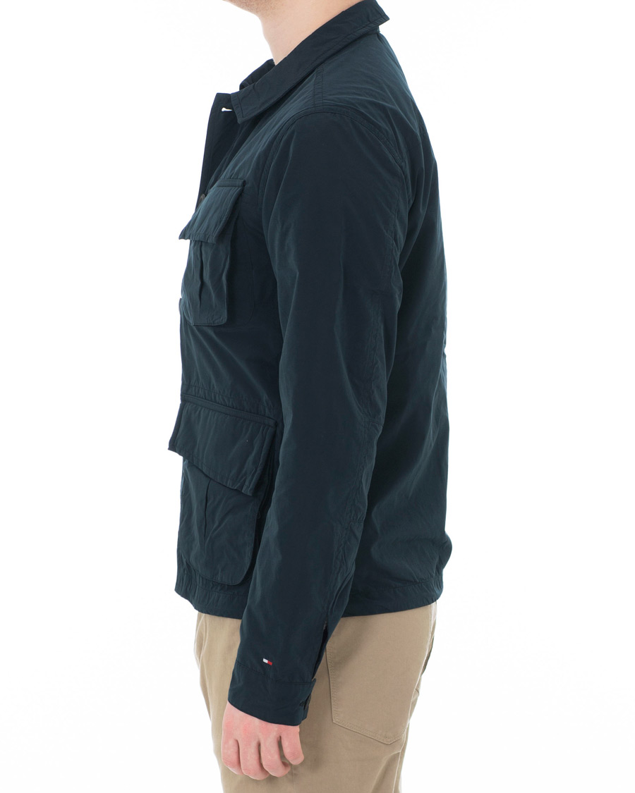 Uomini | Giacche | Tommy Hilfiger | Peached Nylon Field Jacket Sky Captain